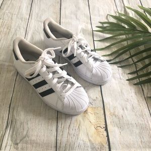 Adidas Superstar Leather Shoes Striped SIZE4.5-6.5